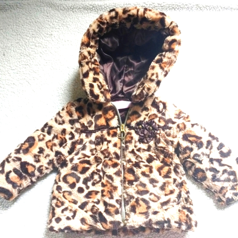 Pistachio Winter Coat Kids 12M  Lined Hooded -K